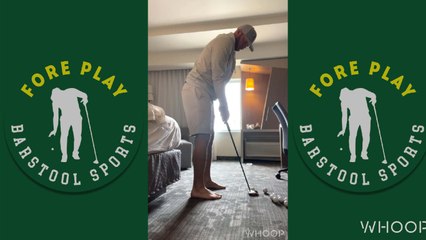 Knocking In Some Putts On The Road