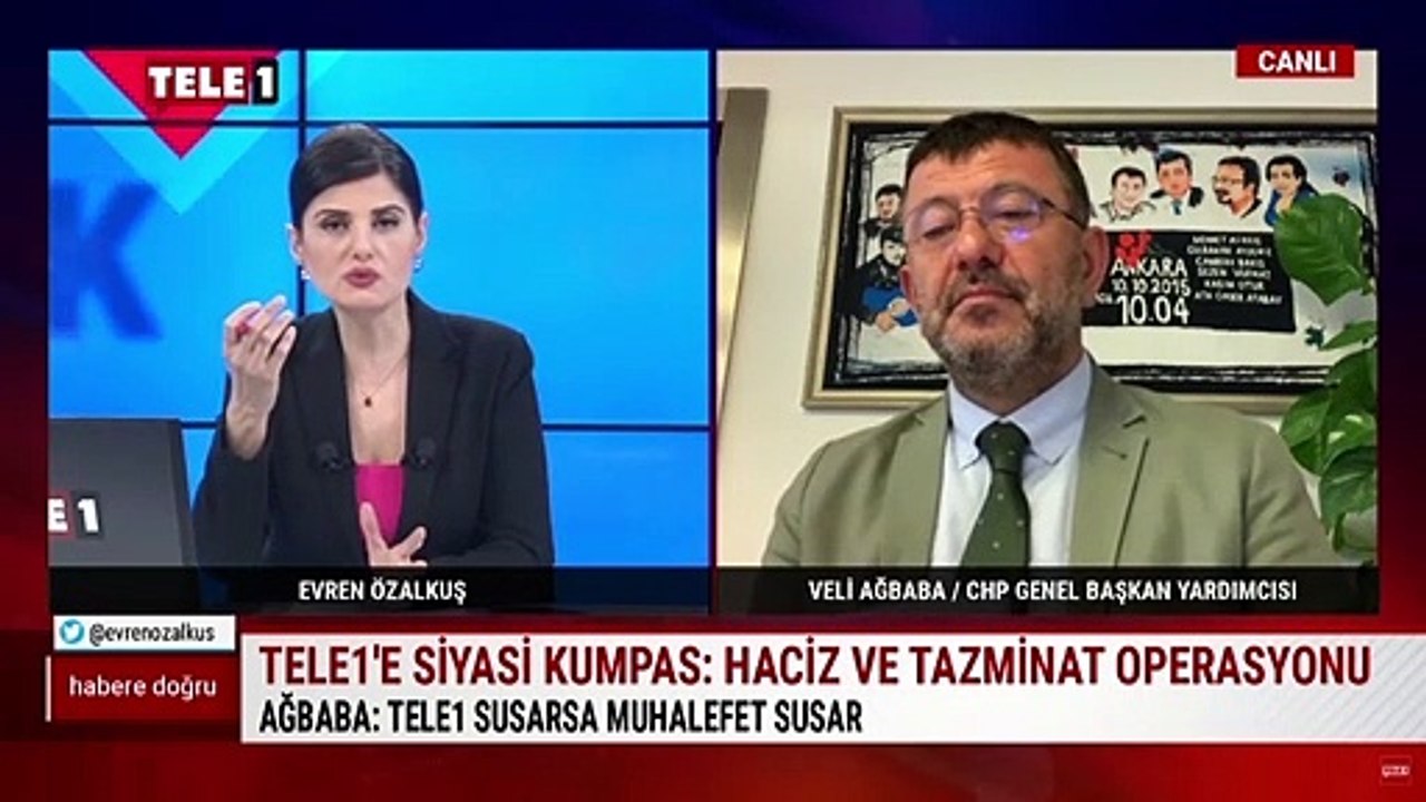 CHP'li Veli Ağbaba: Cezaevlerinde TELE 1'in olması için uğraşacağız