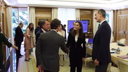 Primer acto conjunto de los Reyes antes de la vuelta de Leonor