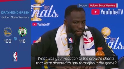 'Real classy' - Warriors defend Draymond after Boston chants