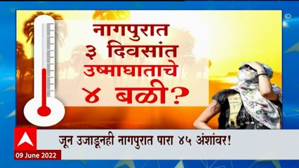 Special  Report : Nagpur मध्ये 3 दिवसात उष्मघातामुळे 4 जणांचा मृत्यू? : ABP Majha