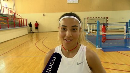 Interview maritima: la boxeuse marseillaise Romane Moulai en stage avec l'Equipe de France