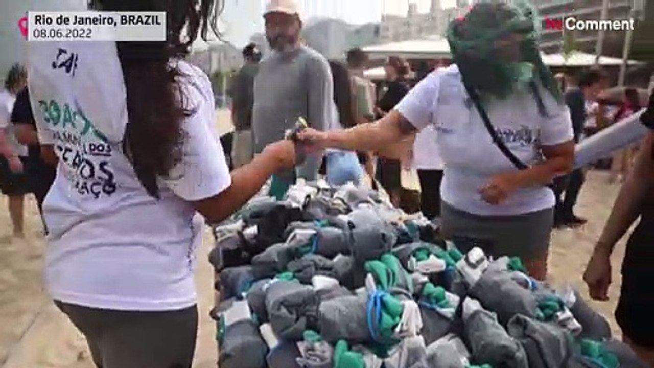 Journée mondiale de l'océan au Brésil : une chaîne humaine géante pour protéger la planète