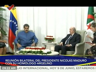 Presidente Maduro y su par argelino, Abdelmadijd Tebboune, revisan agenda de apoyo mutuo