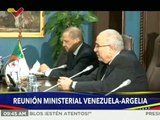 Delegaciones de Argelia y Venezuela revisan agenda bilateral de cooperación en reunión ampliada