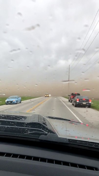 Driving Through a Dust Storm