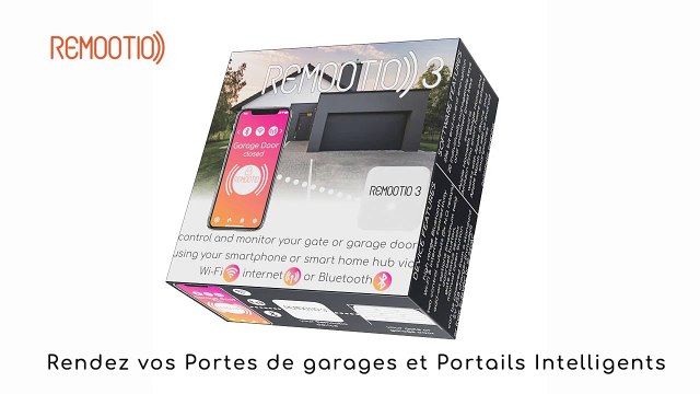 Télécommande universelle ouvre porte de garage et portail WiFi Bluetooth pour téléphones mobiles / smartphone Remootio