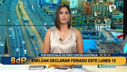 Perú vs Australia: Ejecutivo evalúa declarar feriado el 13 de junio para el partido por el repechaje