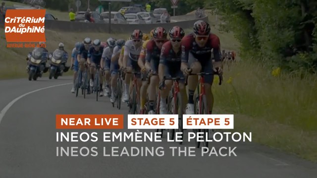 #Dauphiné 2022 - Étape 5 / Stage 5 - INEOS Grenadiers emmène le peloton / INEOS Grenadiers leading the pack