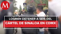 Caen seis integrantes de célula presuntamente ligada al Cártel de Sinaloa en CdMx