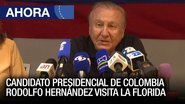 Candidato presidencial de Colombia Rodolfo Hernández visita la Florida - 09Jun - Ahora