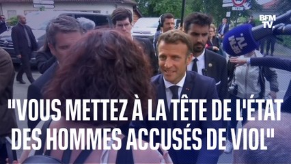 "VOUS METTEZ À LA TÊTE DE L'ETAT DES HOMMES ACCUSÉS DE VIOL": MACRON INTERPELLÉ PAR UNE LYCÉENNE À GAILLAC