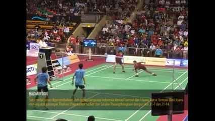 Momen Medali Emas Badminton Indonesia di SEA GAMES 2011
