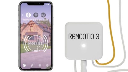 Manuel d'installation en français pour la télécommande intelligente Wifi et Bluetooth pour portes de garage et portails Remootio