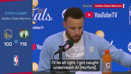 Curry confident foot injury won't derail NBA Finals