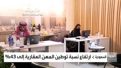 نشرة_الرابعة بعد مرور نحو عام من قرار توطينه.. شاهد تجربة الشابة أفنان في التسويق العقاري - @HRSD_SA