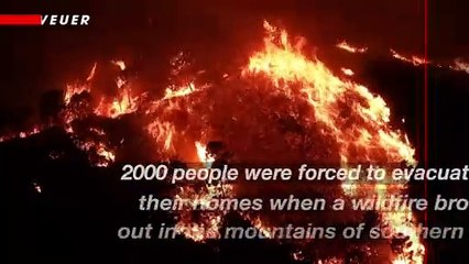 Summer Heat Ignites Wildfire in Southern Spain