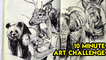 10 Minute Art Challenge  Day 4  Endangered Animals Sketch