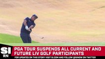 PGA Tour Suspends All LIV Golf Participants