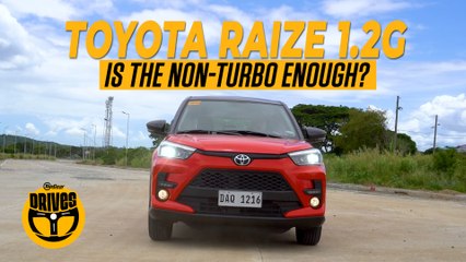 Toyota Raize 1.2G : Non-turbo, but still efficient | Top Gear Philippines Drives