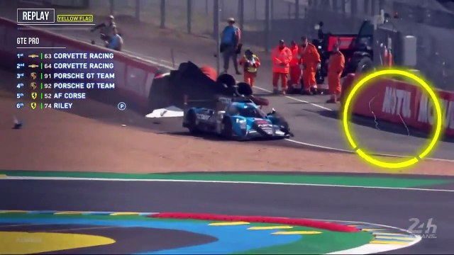 24H Du Mans 2022 FP1 Thomas Crash