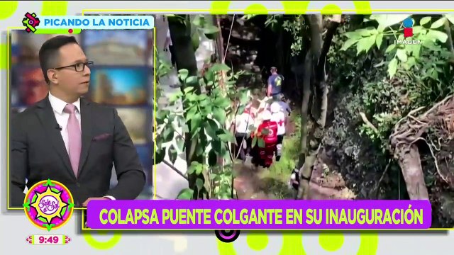 Colapsa puente colgante en Cuernavaca, hubo 25 heridos