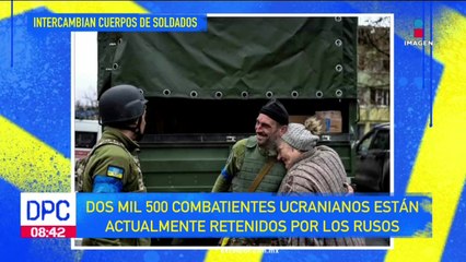 Intercambian cuerpos de soldados en Zaporiyia, Ucrania