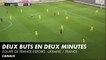 Deux buts en deux minutes dans ce début de match endiablé - Espoirs - Ukraine / France