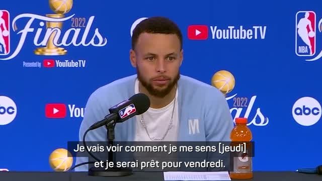 Warriors - Curry rassurant sur sa blessure, Thompson le veut en forme