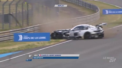 Road to Le Mans 2022 Race 1 Henri Samani Big crash