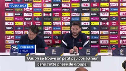 Bleus -  Lloris : "Dos au mur et dans l'obligation de prendre 3 points"