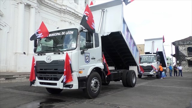 Comuna de León adquiere nuevos camiones para la recolección de basura