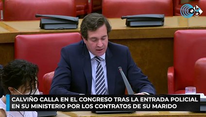 Calviño calla en el Congreso tras la entrada policial en su ministerio por los contratos de su marido