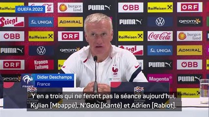 Bleus - Deschamps annonce des changements par rapport au 11 contre la Croatie