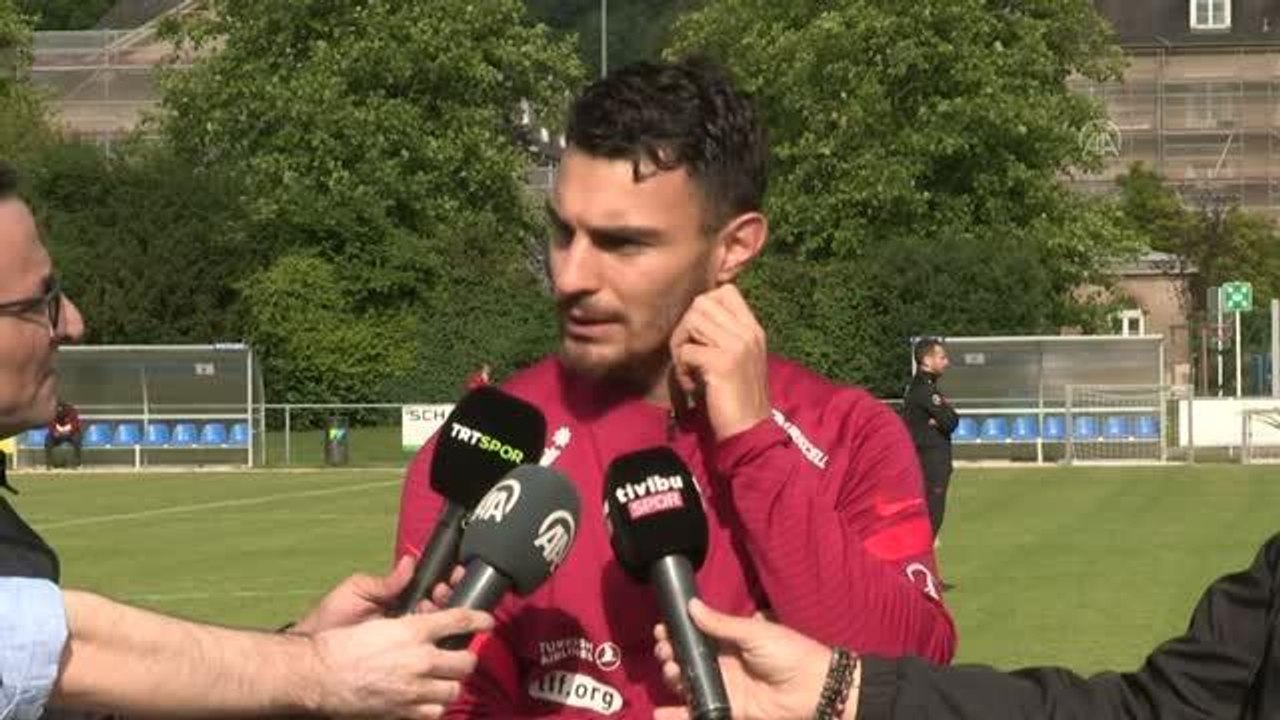 LÜKSEMBURG -Milli futbolcu Kaan Ayhan: "6 maçtan 6 galibiyetle çıkmak istiyoruz"
