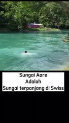Penampakan Sungai Aare di Swiss
