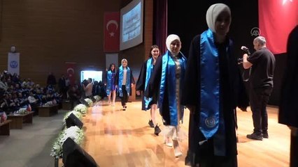 Kayseri Üniversitesi'nden mezun olan öğrenciler şed kuşandı