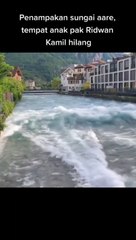 Sungai Aare tempat tenggelam nya putra Ridwan Kamil