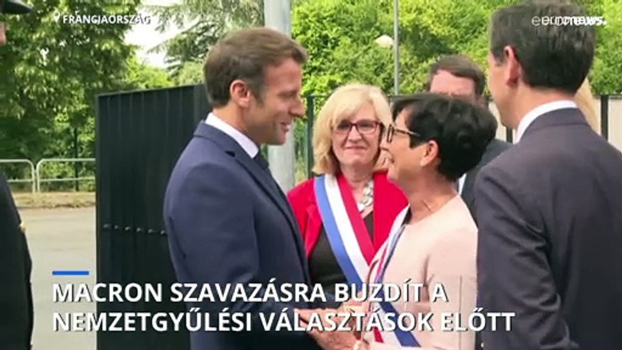 Macron szavazásra buzdít a nemzetgyűlési választások első franciaországi fordulója előtt
