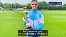 Foden happy with consistency after winning PFA Young Player of the Year