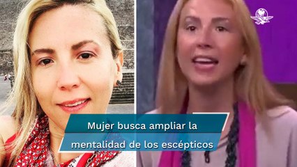 Ella es Mafe Walker, la mujer que asegura hablar en "alienígena"