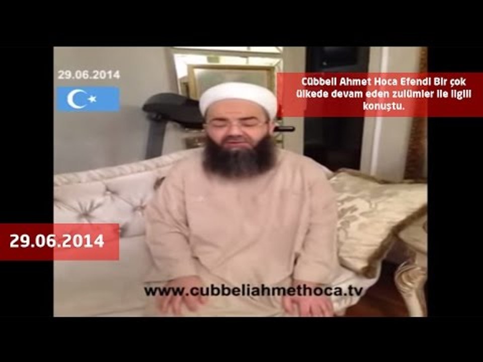Cübbeli Ahmet Hoca Efendi Bir çok ülkede devam eden zulümler ile ilgili konuştu.