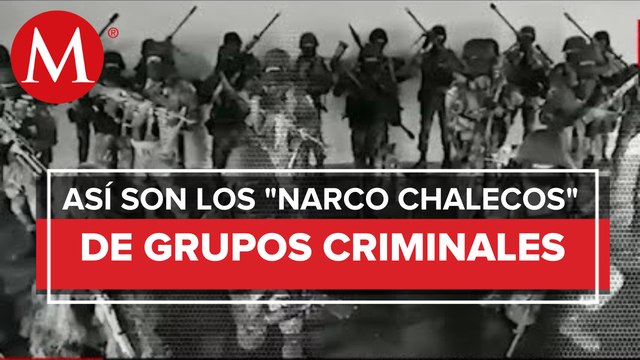 Cárteles ponen su 'marca' en chalecos antibalas; los consiguen por internet