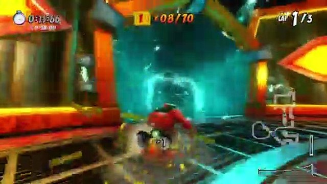 N. Gin Labs Sapphire Relic Race Gameplay - Crash Team Racing Nitro-Fueled (Nintendo Switch)