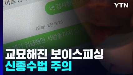 "지급정지 풀어줄 테니 돈 내놔"...교묘해지는 보이스피싱 / YTN