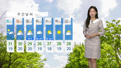 [날씨] 오늘 다시 낮 더위...오후 내륙 소나기  / YTN