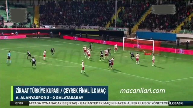 Aytemiz Alanyaspor 0-2 Galatasaray [HD] 05.02.2020 - 2019-2020 Turkish Cup Quarter Final 1st Leg