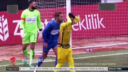 Bodrum Belediyesi Bodrumspor 1-2 Evkur Yeni Malatyaspor [HD] 23.01.2019 - 2018-2019 Turkish Cup Round Of 16 2nd Leg