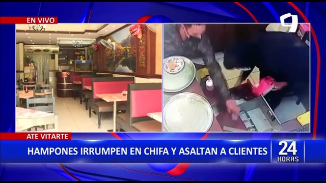 Ate Vitarte: roban S/.6,000 y electrodomésticos de chifa cuando iba a cerrar