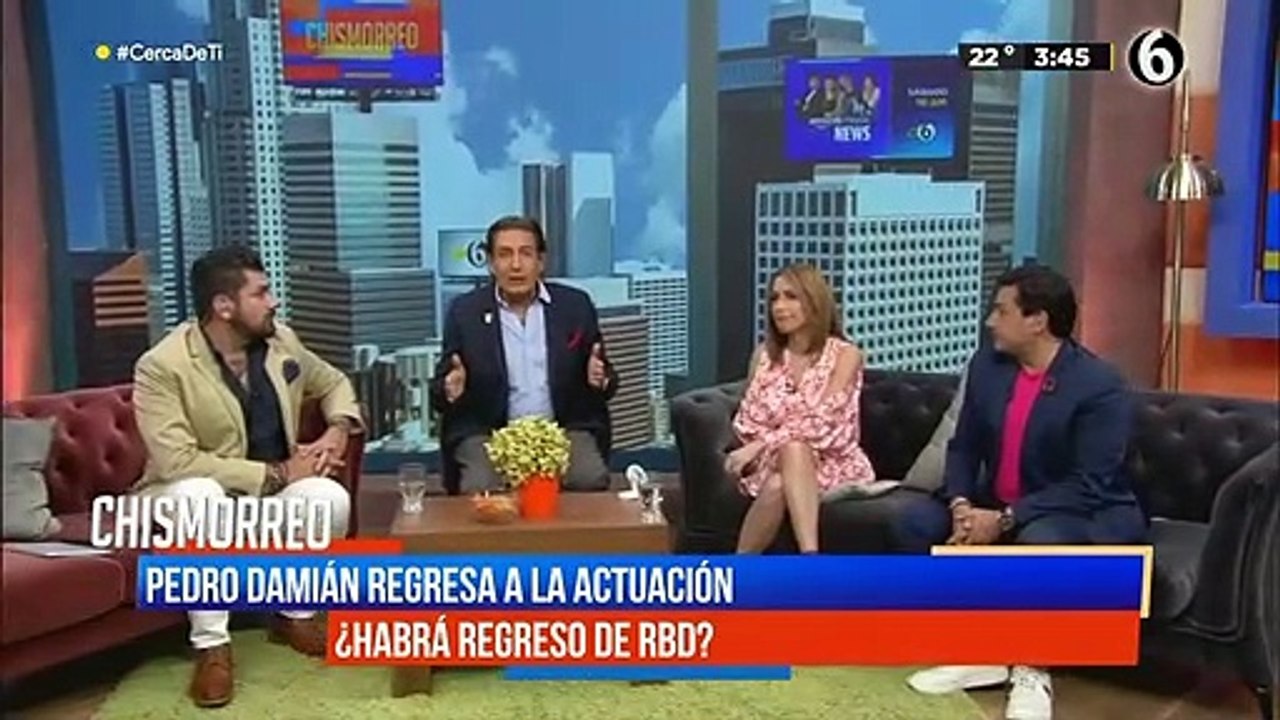 Regresa Pedro Damián a la actuación, ¿retomará...